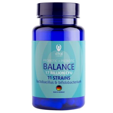 Balance Синбиотик със 17 млрд. бактерии х60 растителни капсули Vital Concept