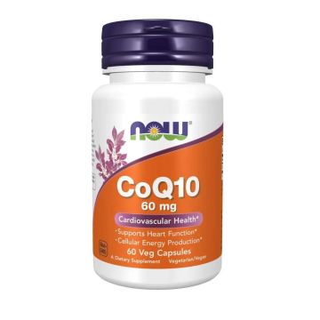 Коензим Q10 60 мг x 60 капсули, Now Foods