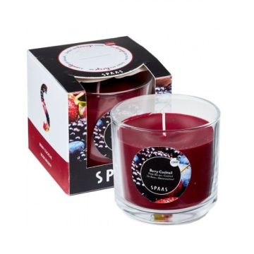 Spaas Ароматна свещ Berry Cocktail x76/76 мм