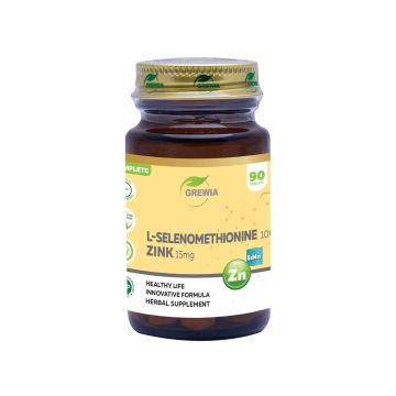 L-selenomethionine и Zink за имунната система х90 таблетки Grewia