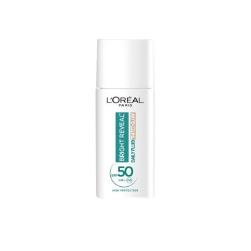 Loreal Bright Reveal UV Оцветен флуид за лице SPF50+ х50 мл, цвят Pearl Glow