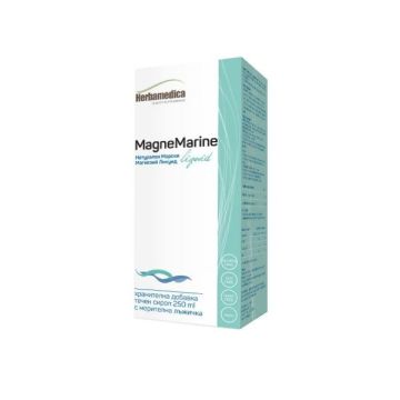 Магне Марин Ликуид Натурален морски магнезий (Течен) х250 мл Herbamedica