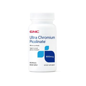 GNC Ultra Chromium Picolinate Ултра хром пиколинат и цинк пиколинат x60 капсули