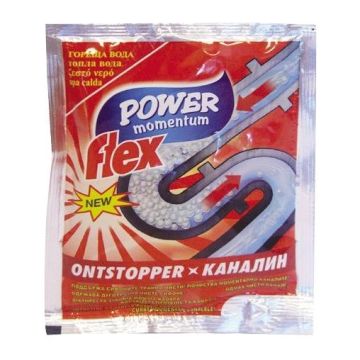 Flex Ontstopper Препарат за отпушване на канали с топла вода x60 грама