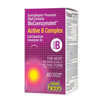 BioCoenzymated Актив В комплекс х60 капсули Natural Factors