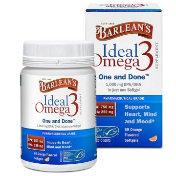 Ideal Omega 3 Рибено масло х60 капсули Barlean's