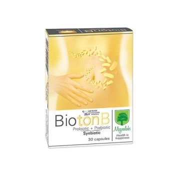 Bioton B Синбиотик за балансиран стомашно-чревен тракт х30 капсули Magnalabs