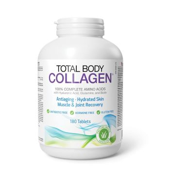 Total Body Collagen Хидролизиран говежди колаген, с хиалуронова киселина, глутамин и биотин х180 таблетки Natural Factors