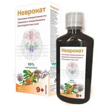 Невронат Сироп за деца за нормална нервна система и психична функция х250 мл Ivipharm
