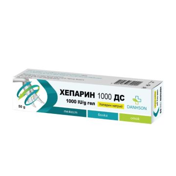 Хепарин 1000 ДС 1000 IU/g гел х50 г Дансон
