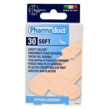 Pharmadoct Soft Хипоалергенен пластир за чувствителна кожа x30 броя
