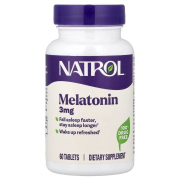 Мелатонин 3mg х60 таблетки Natrol
