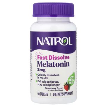 Мелатонин Fast Dissolve 3mg х90 таблетки Natrol