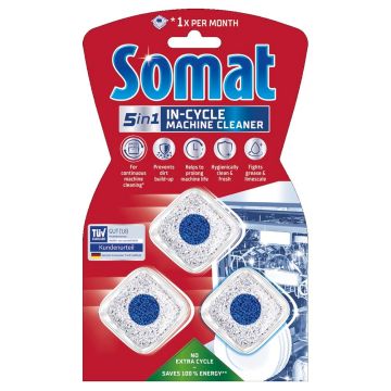 Somat Таблетки за почистване на съдомиялна машина x3 броя