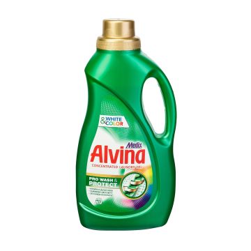 Medix Alvina Pro Wash & Protect White & Color Течен перилен препарат за бели и цветни тъкани х935 мл