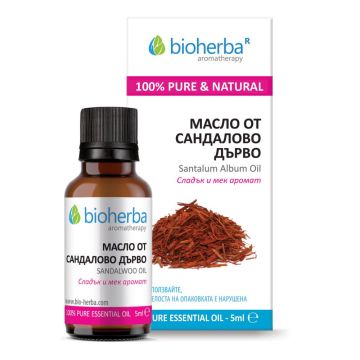 Етерично масло от сандалово дърво х5 мл Bioherba