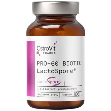 Pro-60 Biotic LactoSpore Пробиотик х60 капсули OstroVit