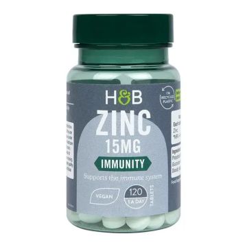 Цинк 15мг х120 веган таблетки Holland & Barrett