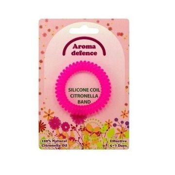 Aroma Defence Силиконова ароматна гривна - спирала х1 бр