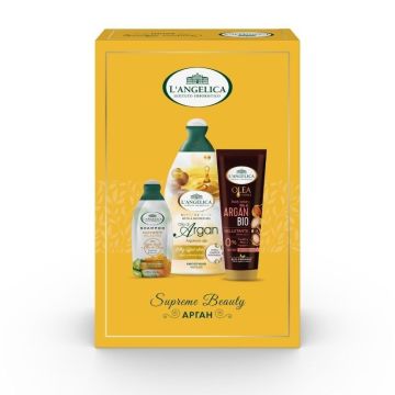 L' Angelica Supreme Care Комплект за тяло и коса Арган