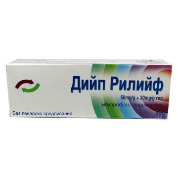 Дийп Рилийф Гел при мускулни и ревматични болки х50 грама