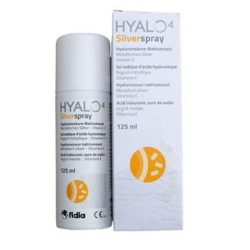 Hyalo4 Silver Спрей за заздравяване на рани и предпазване от микробно замърсяване х125 мл Fidia