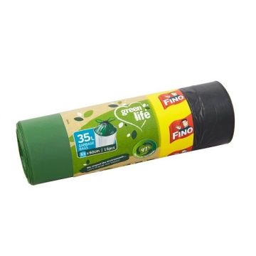 Fino Green Life Чували за смет с връзки 35L х15 броя