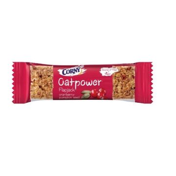 Corny Oat Power Овесен бар с червени боровинки и тиквени семки х65 грама
