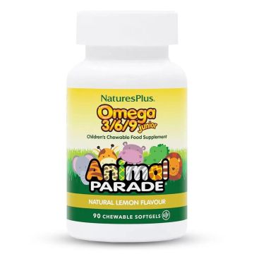 Омега 3-6-9 за деца с вкус на лимон x90 меки желатинови капсули, Animal Parade
