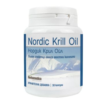 Нордик Крил Ойл х30 капсули Herbamedica