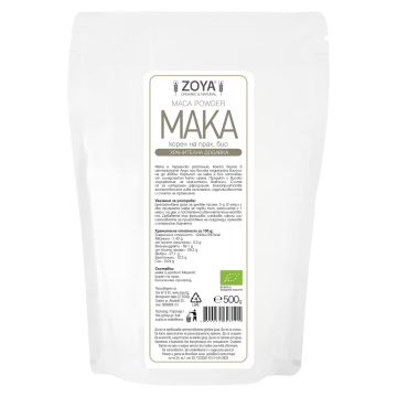 Мака корен на прах, био х500 г Zoya