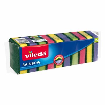 Vileda Rainbow Кухненска гъба x10 броя