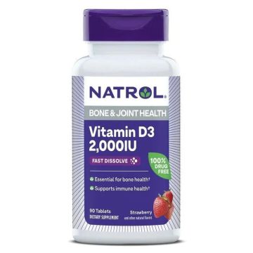 Витамин D3 2000IU х90 таблетки Natrol