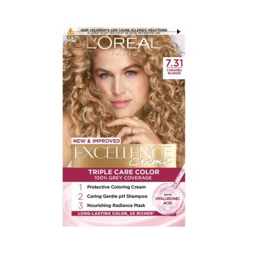 Loreal Paris Excellence Creme Боя за коса, 7.31 Caramel Blonde