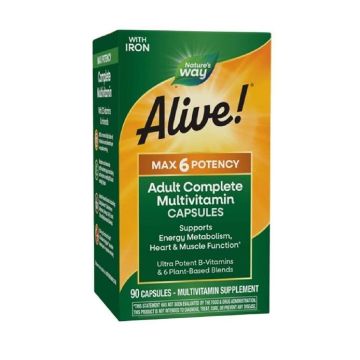 Alive Max 6 Potency Мултивитамини x90 капсули Nature's Way
