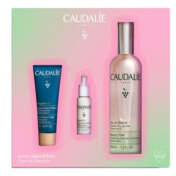 Caudalie Подаръчен комплект Detox & Glow Trio