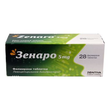 Zentiva Зенаро при алергии 5 мг х28 таблетки