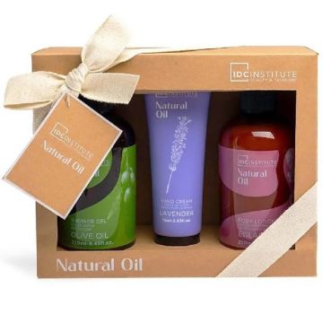 IDC Institute Natural Oil Комплект за тяло от 3 части, 42224