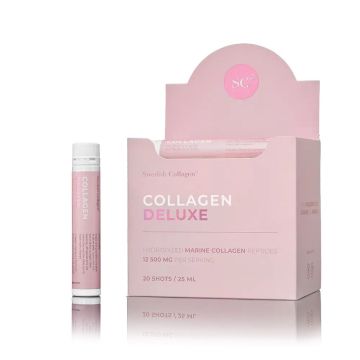 Рибен колаген Deluxe 12,500 мг с хиалуронова киселина 20 флакона x25 мл, Swedish Collagen