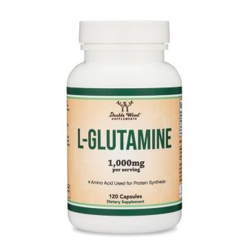 Л-глутамин 500 mg х120 капсули Double Wood