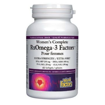 RX Omega 3 Омега фактор за жени 1035мг х60 капсули Natural Factors