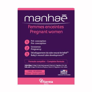 Manhae Pregnant Витамини и минерали за бременни х30 капсули Vitavea