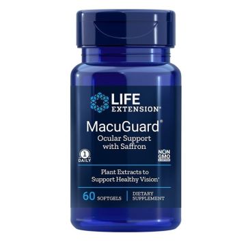 MacuGuard В подкрепа на зрението х60 софтгел капсули Life Extension