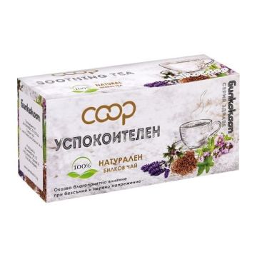Coop Натурален билков чай Успокоителен х20 филтърни пакетчета