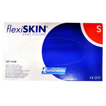 Flexiskin Нитрилни ръкавици без талк, размер S х100 броя