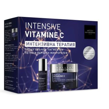 Esthederm Intensive Vitamin C Комплект за лице Интензивна терапия срещу бръчки, пигментни петна и неравен микрорелеф