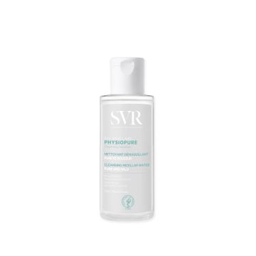 SVR Physiopure Почистваща мицеларна вода за лице за чувствителна кожа x75 мл