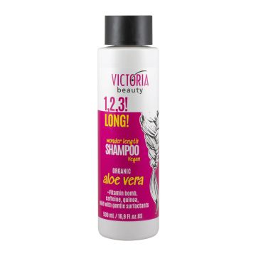 Victoria Beauty 1.2.3! LONG! Шампоан за коса за растеж и дължина за вълшебно дълга коса x500 мл