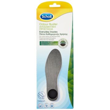 Scholl Odor Buster Ежедневни стелки против изпотяване х2 броя