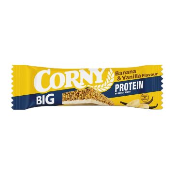 Corny Big Protein Протеинов бар с вкус на банан и ванилия, без захар х50 грама